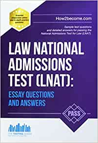 LNAT: Essay questions and answer book photo